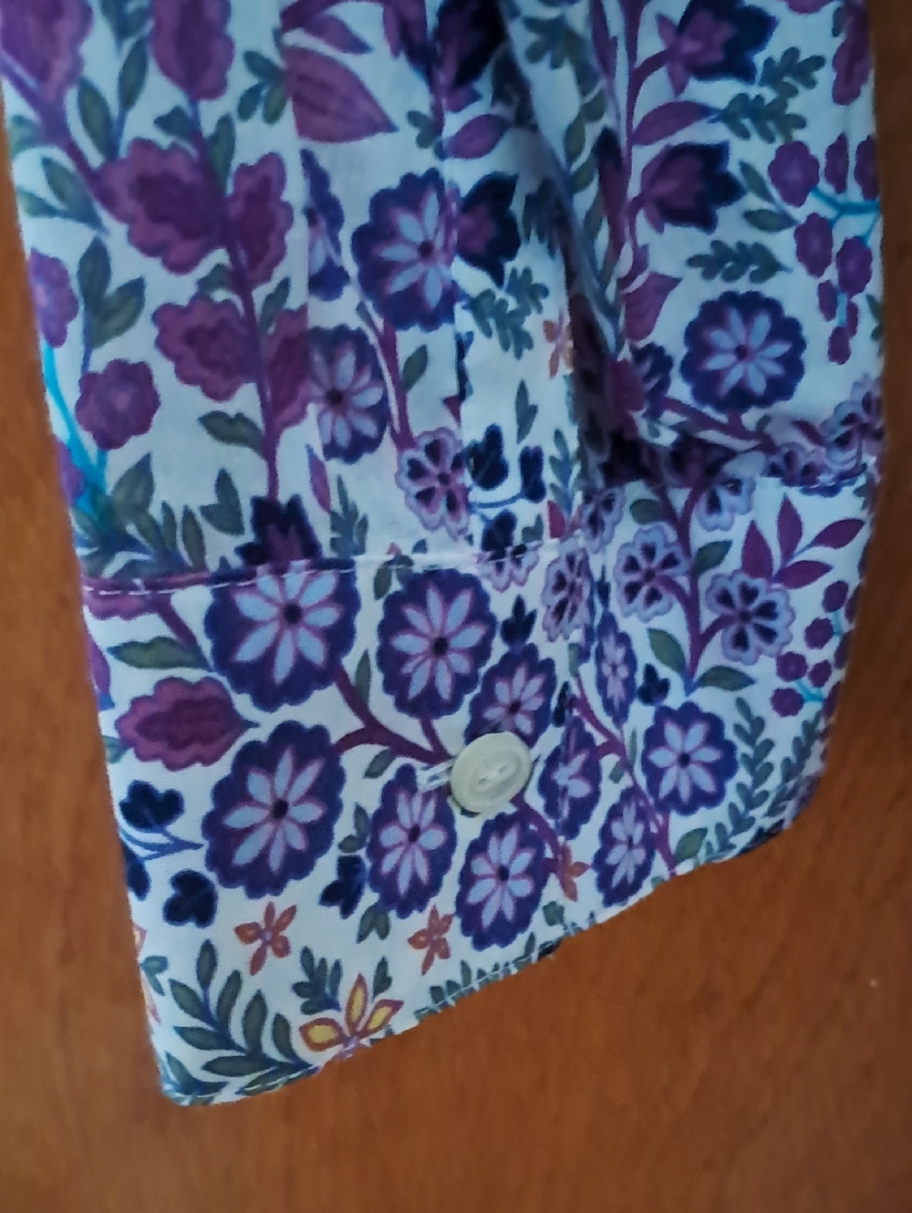 New Talbots dress Midi Shirtdress - Ditsy Voile Women's size 12 - Picture 11 of 12